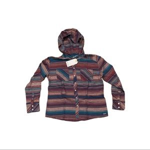 Roxy Women’s Button Stripe Shore Hoodie